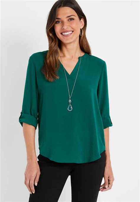 maurices sleeveless tops|maurices 3 4 sleeve tops.